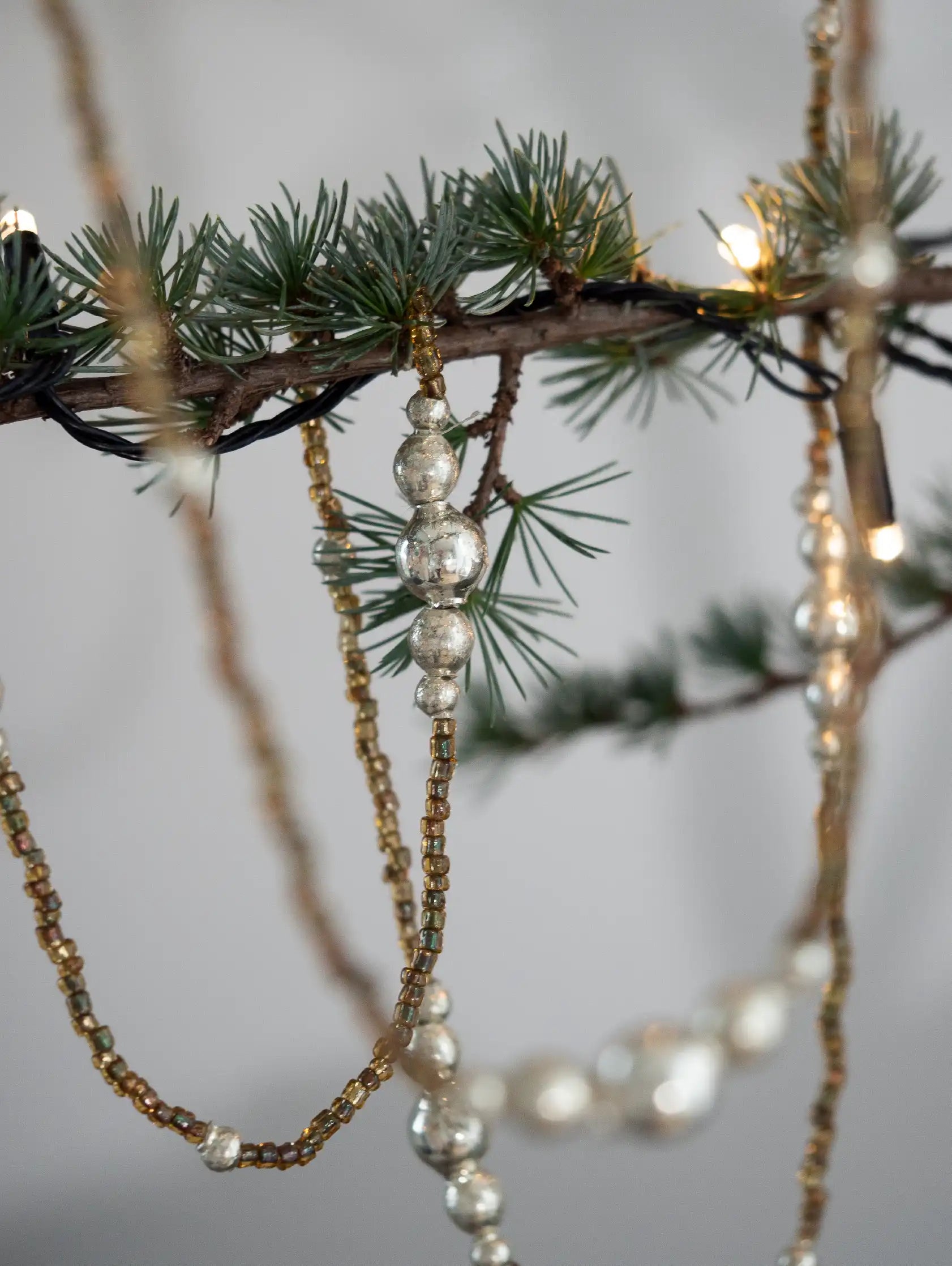 3-Meter Glass Beaded Christmas Garland