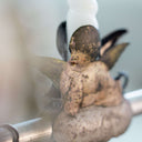 Vintage-Inspired Angel on Cloud Metal Clip Candleholder