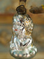 Glass Angel on Cloud Ornament Antique Decorative glass figure 