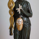 Vintage-Inspired Swaddled Baby Glass Ornament with Pacifier