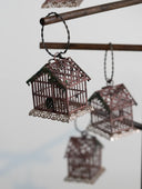 Vintage-Inspired Metal Birdcage Ornament