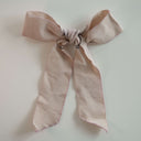 Vintage-Inspired Antique pale pink Hand-Dyed Wide Cotton Grosgrain Ribbon
