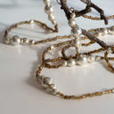 Vintage-Inspired 3-Meter Glass Beaded Christmas Garland