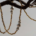 Vintage-Inspired 3-Meter Glass Beaded Christmas Garland