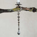 Vintage-Inspired Candleholder Ornament of Moon and Stars