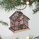Vintage-Inspired Metal Birdcage Ornament